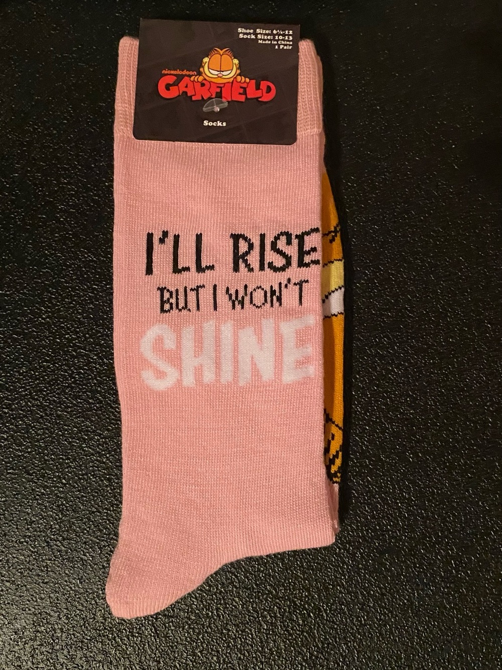 Fun Novelty Socks Featuring Garfield
